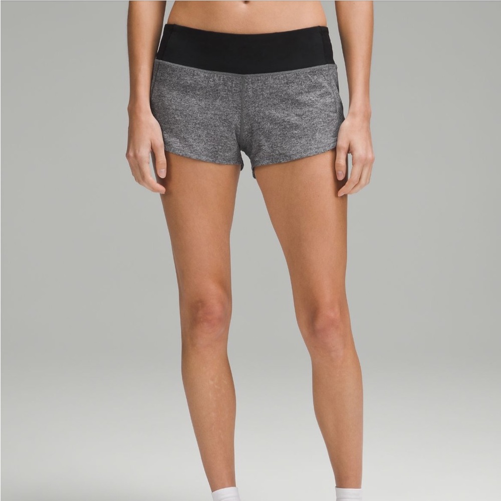 Lululemon Gray Speed Up Shorts